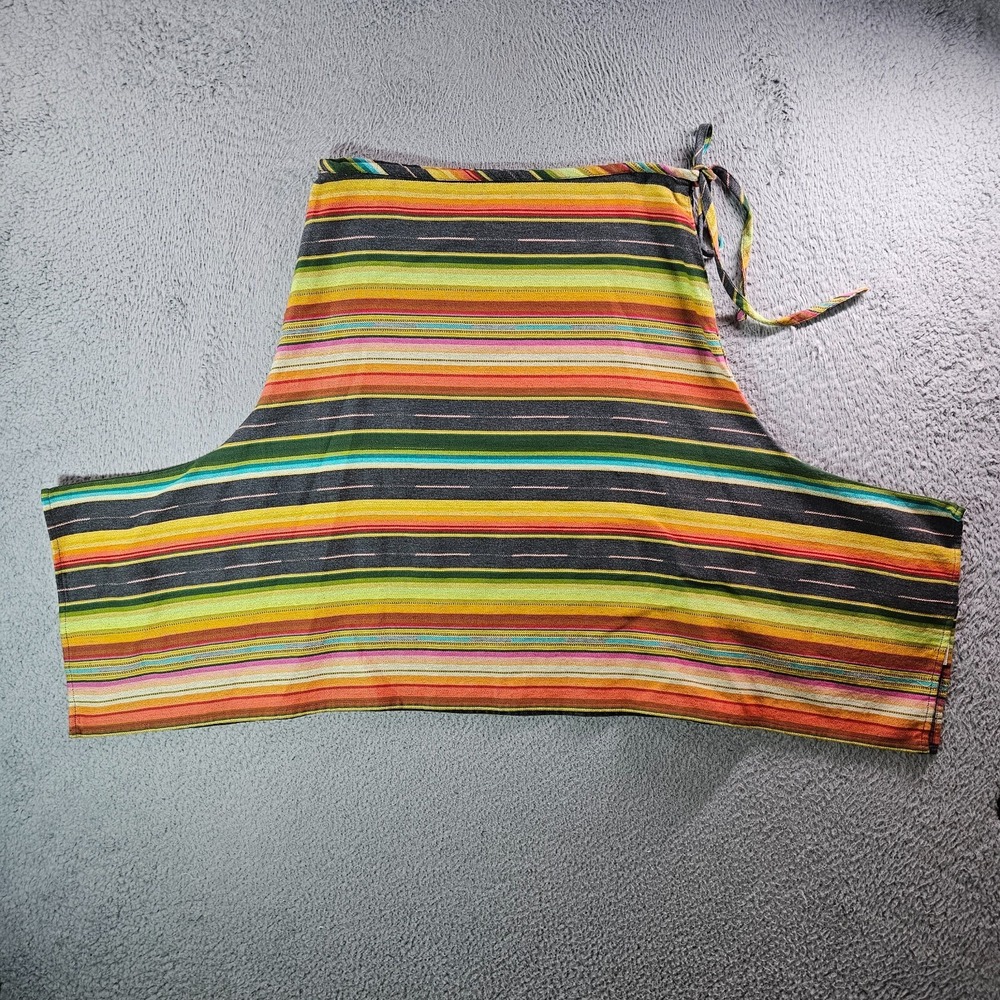 Ivy Jane Skirt Women Small Knit Colorful Striped‎ Flowy Preppy Boho Gypsy